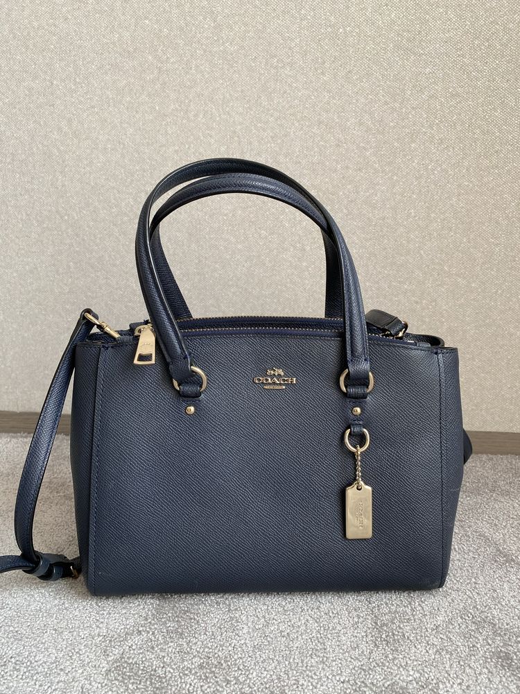 Кожаная сумка Coach