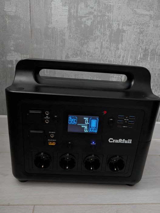 Зарядная станция Craftfull PS 1800 LiFePO4 1484 wh Втч Зарядна Станція