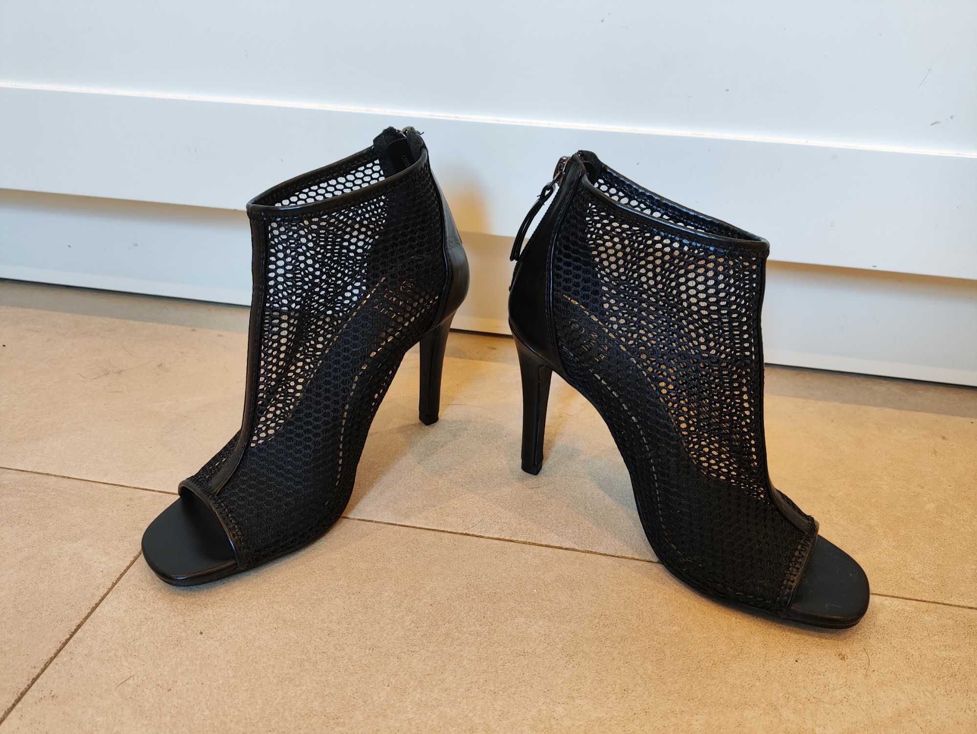 Nowe Damskie buty botki, szpilki siatka Jenny Fairy 36
