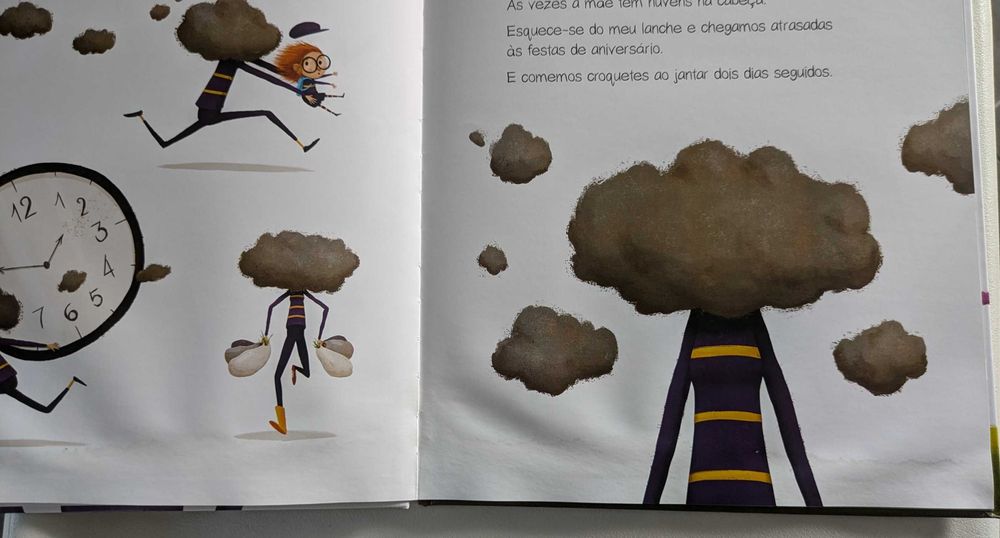 livro infantil emoções - A Mãe às Vezes Tem a Cabeça Cheia de Trovões