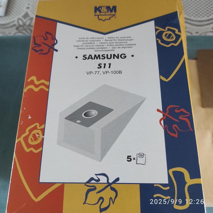 Worki do odkurzacza Samsung s11 vp-77, vp-100B 35 sztuk najtaniej
