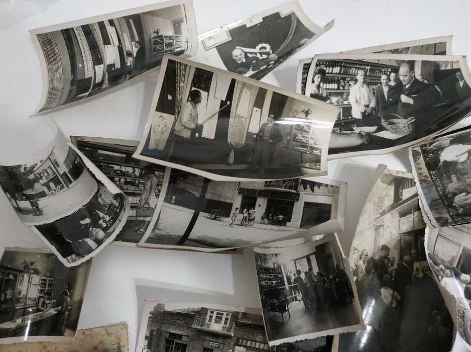 Stare FOTOGRAFIE - Sklep SAM market otwarcie TUCHÓW k Tarnów, lata 60