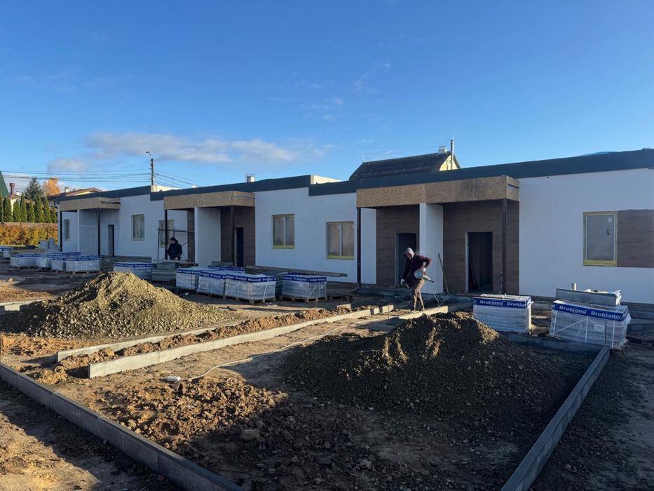 Одноповерховий таунхаус з газом