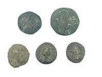 Conjunto moedas romanas