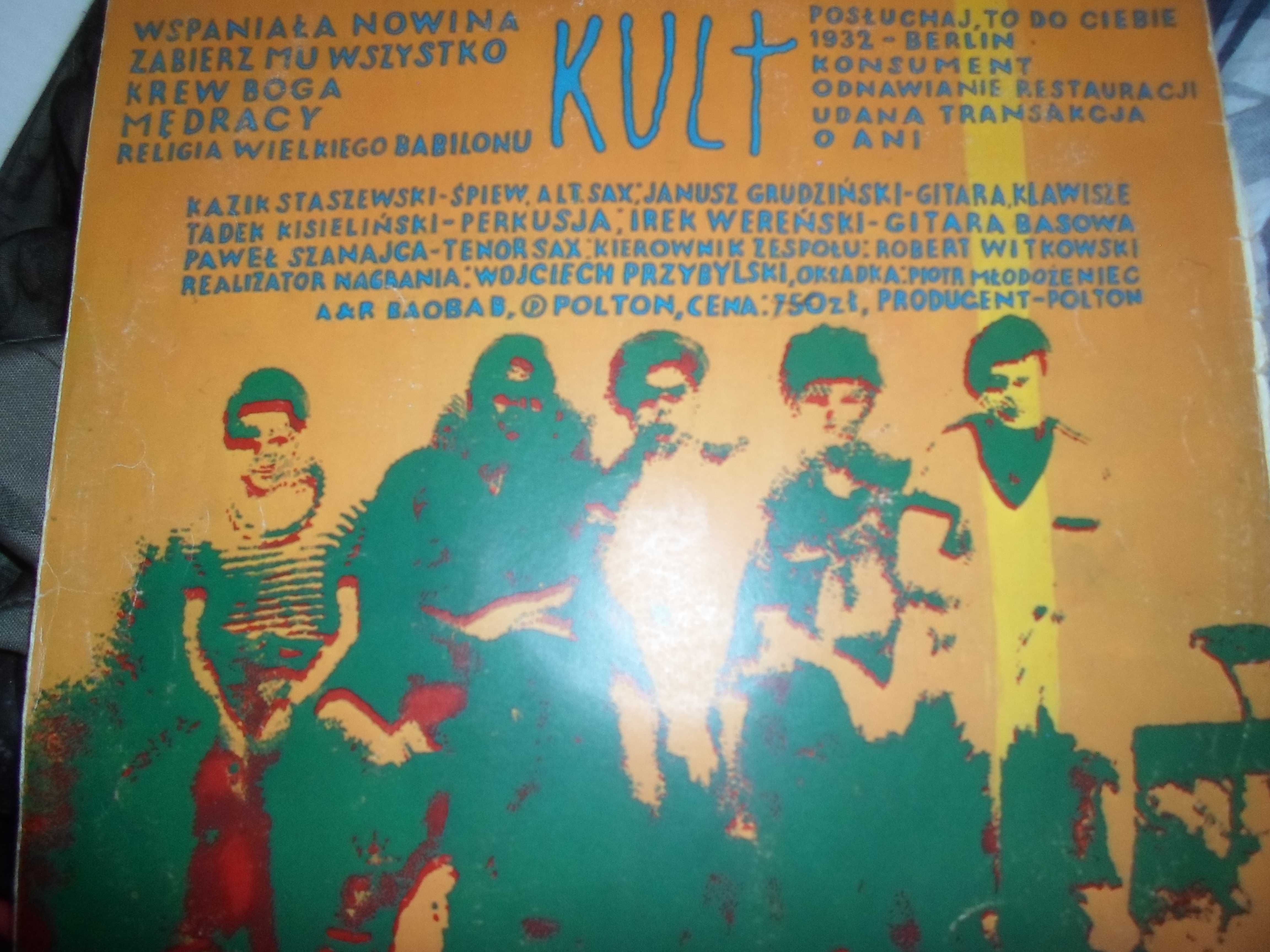 Kult - płyta winylowa 1986 rok.