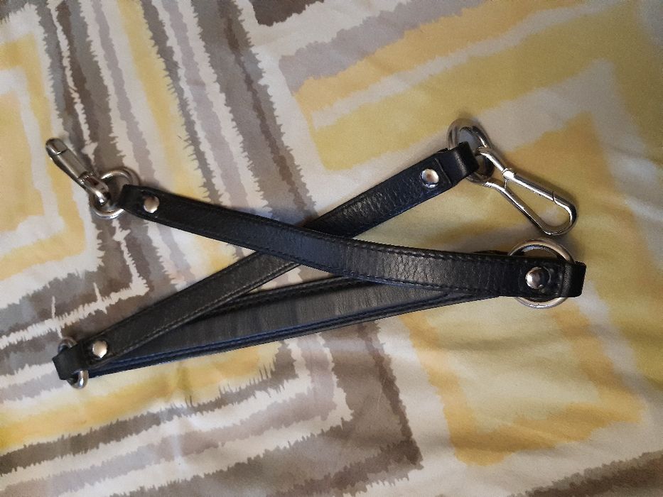 Кожаный поводок сворка для собак .Coach