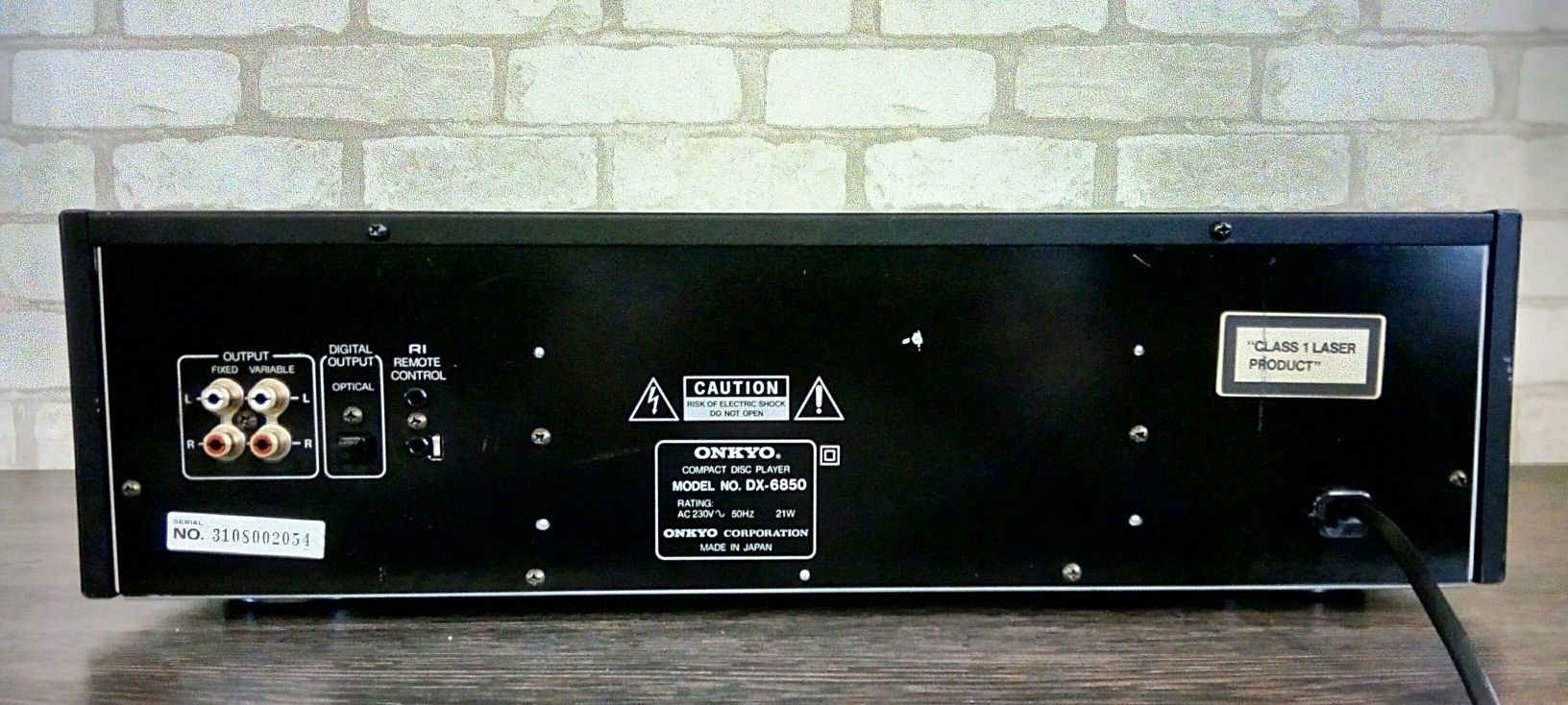 ONKYO DX-6850 Compact Disc Player 1991-92