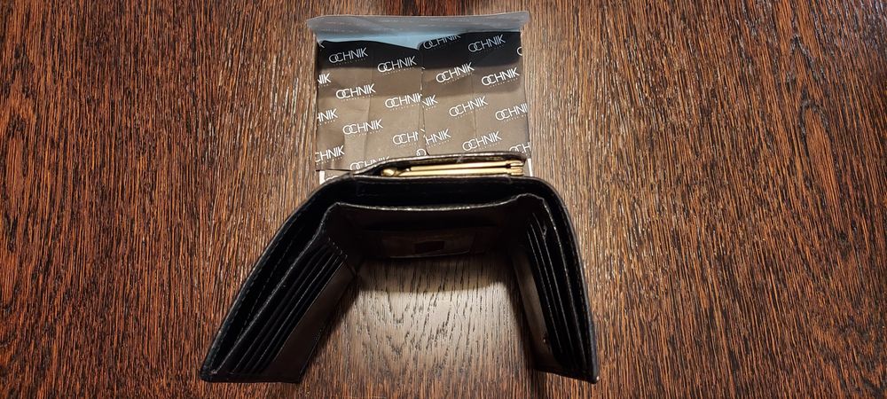 Portfel, portmonetka, damska OCHNIK skóra, święta, prezent