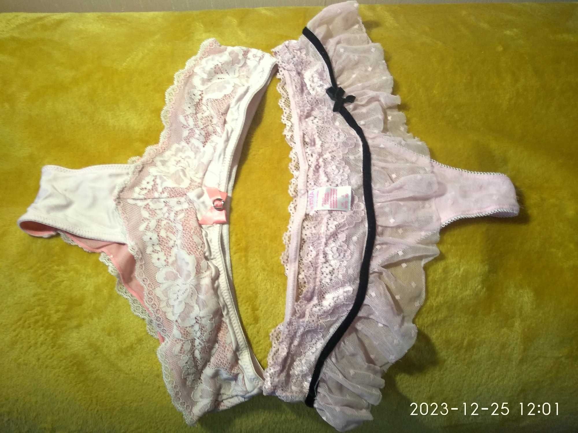 Трусы кружева LaSenza розовые 2 пары S/M