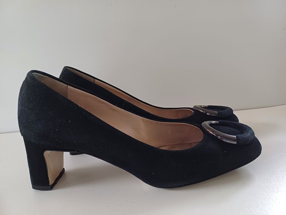 Czółenka skóra zamsz Gino Rossi