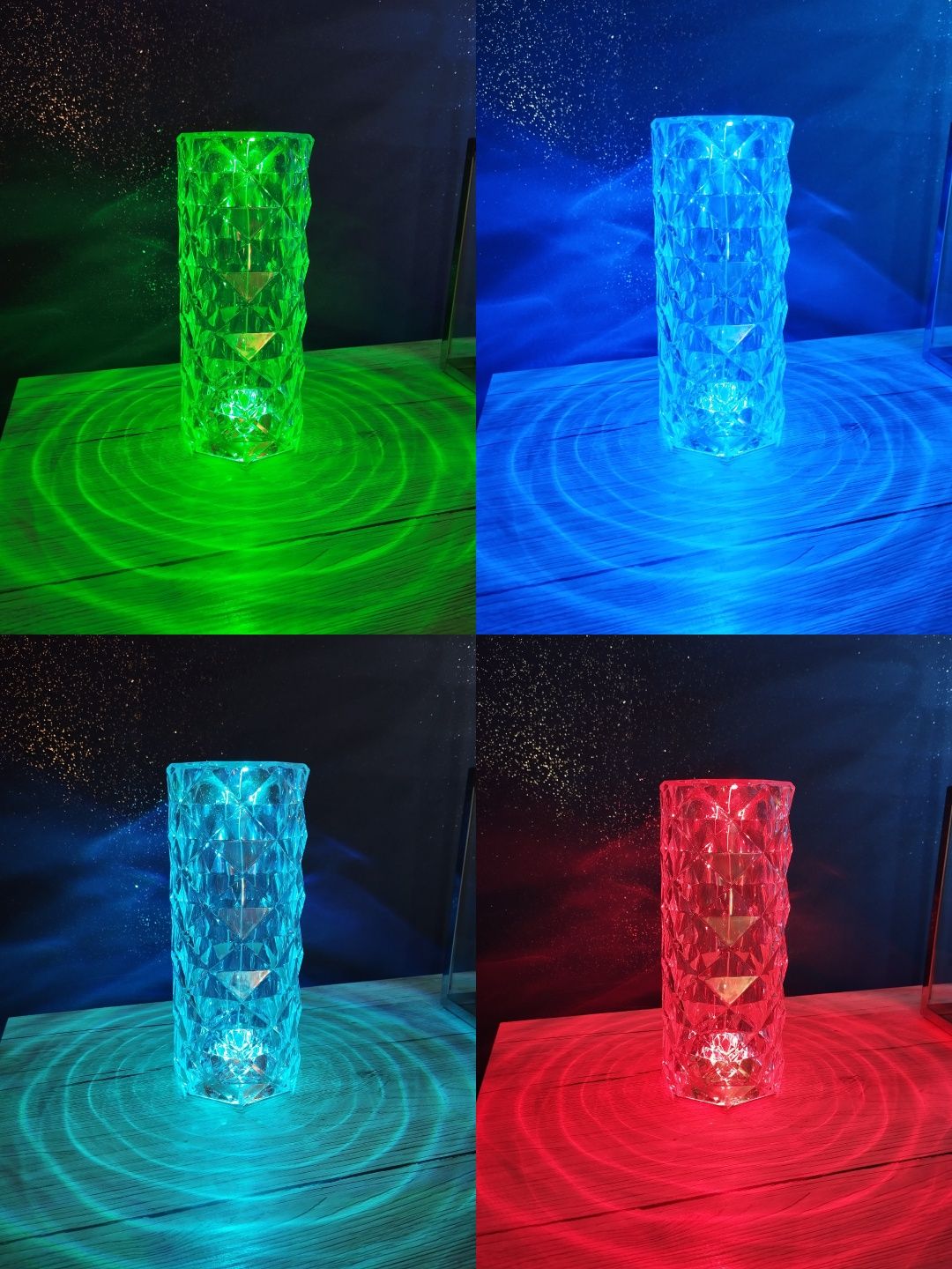 Kryształowa lampa LED
