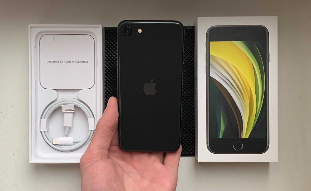 iPhone SE 2020 - 256 гб - НОВЫЙ - 100% АКБ - NEVERLOCK - BLACK