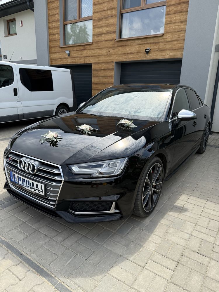 Auto samochód do ślubu z kierowcą sportowe AUDI S4 V6