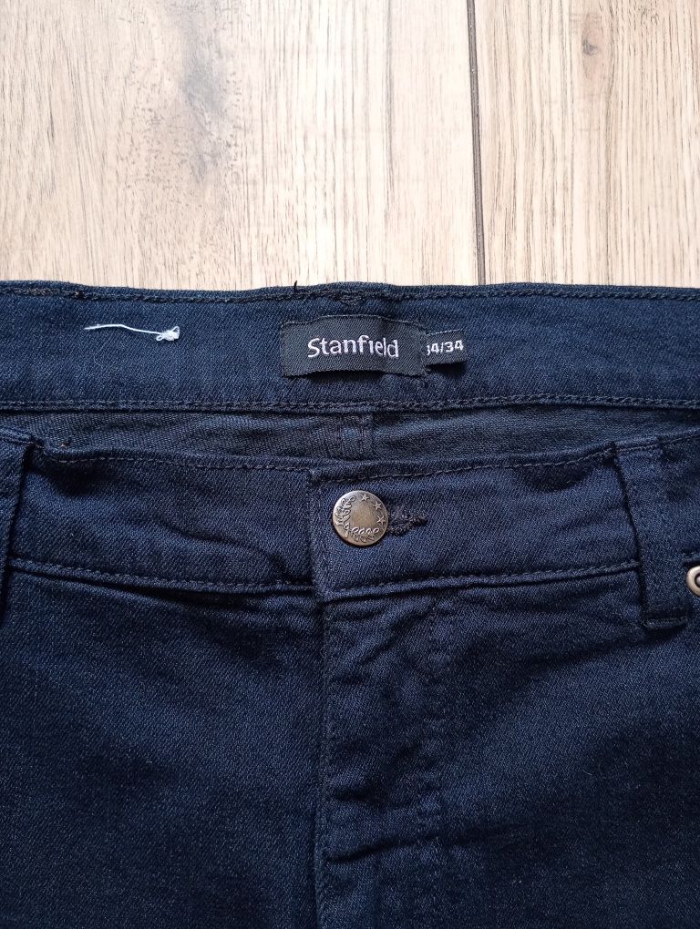 Stanfield męskie czarne jeansy pas ok 94 185