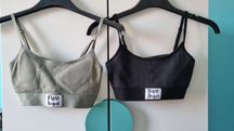2 szt Biustonosz dziewczęcy, stanik sportowy, top w rozmiarze S cropp