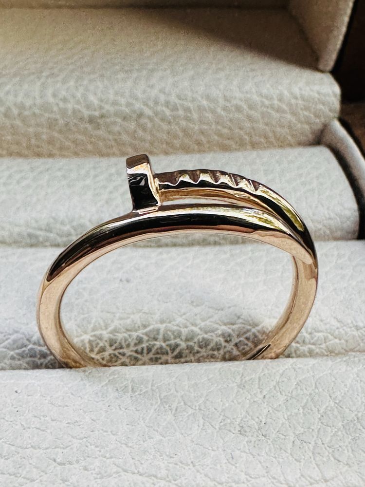 Кольцо гвоздь  cartier 585