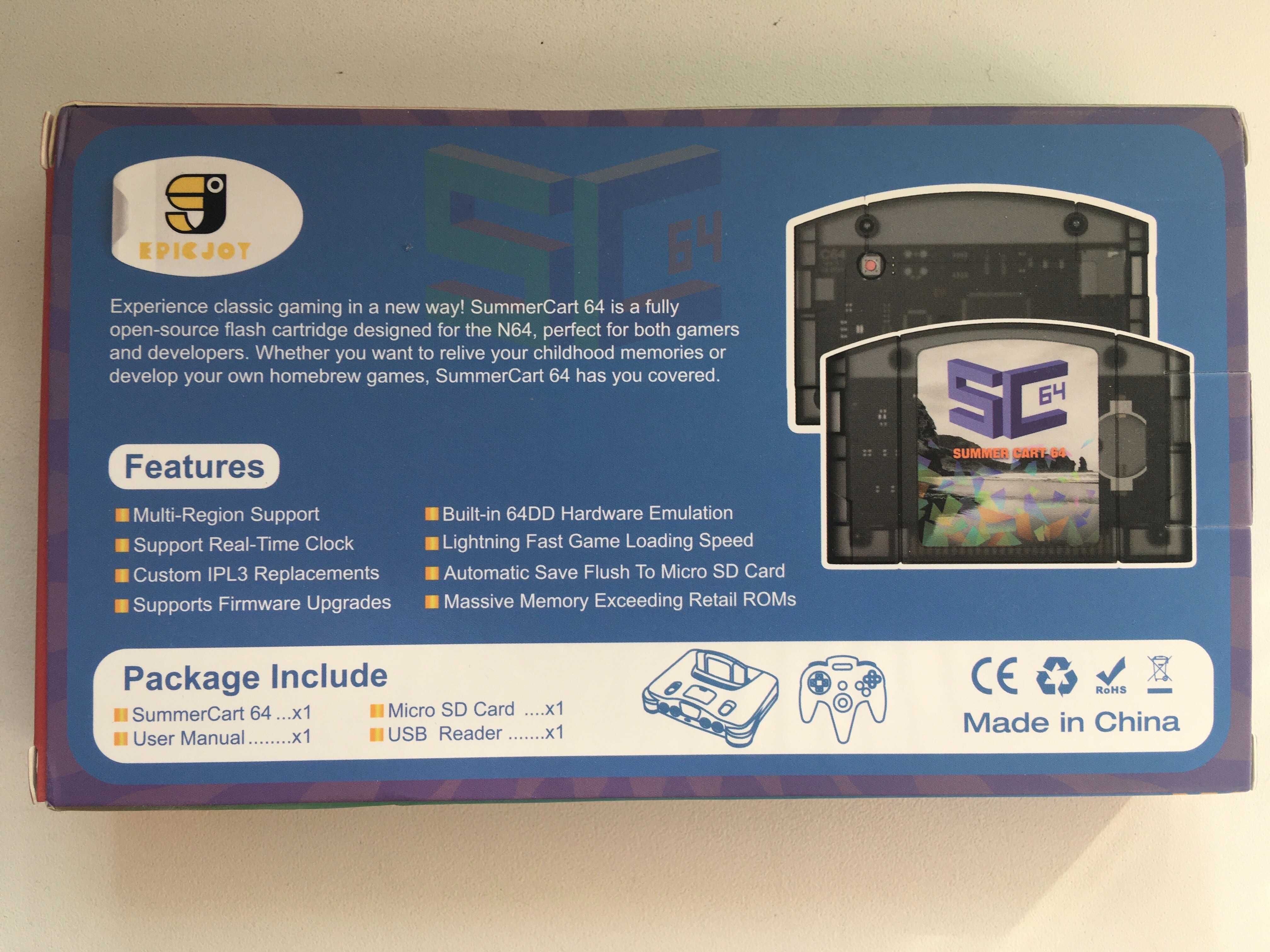 Флеш картридж SummerCart 64