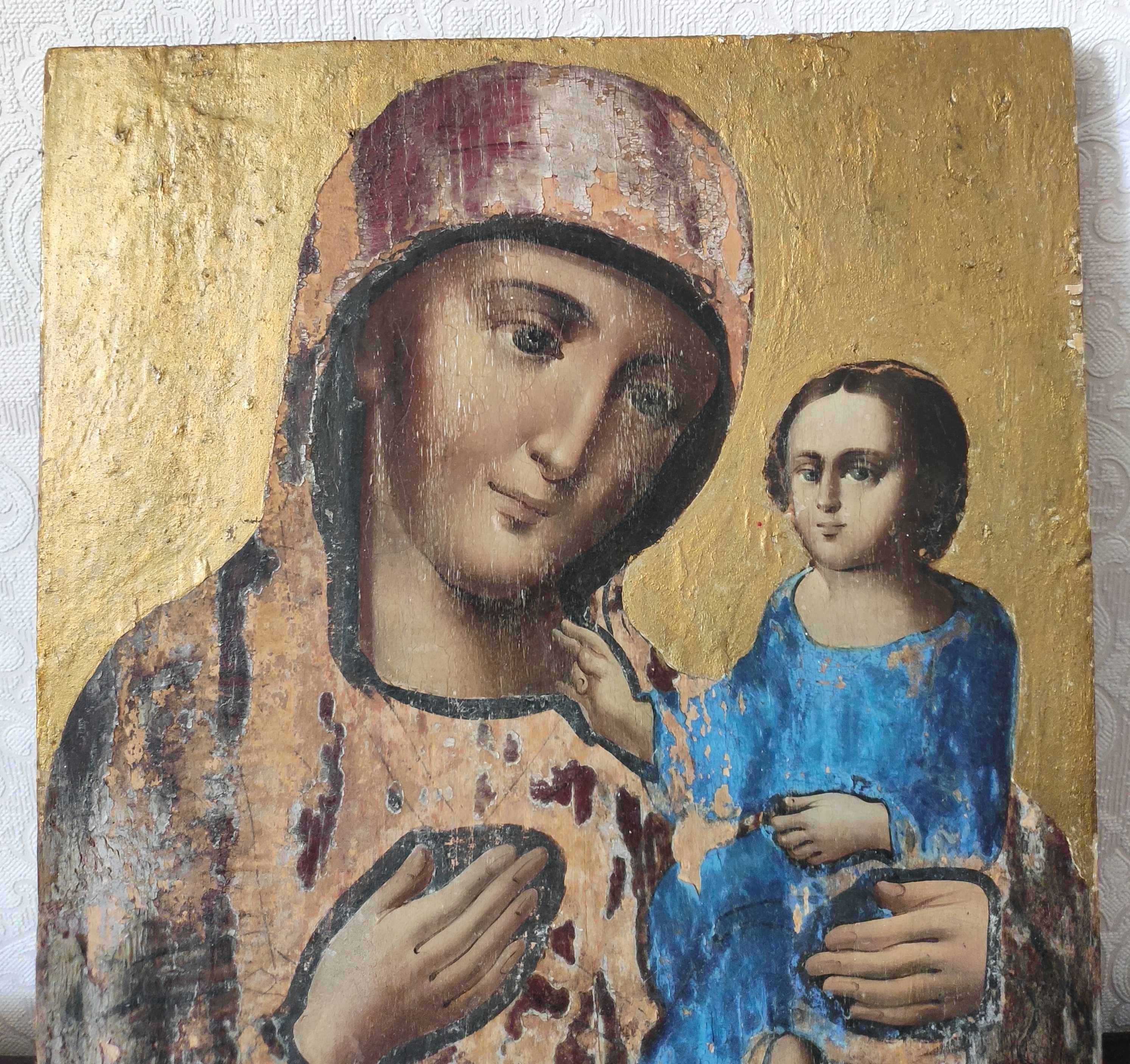 Икона Божьей Матери . 28.5 х 25.5 см.