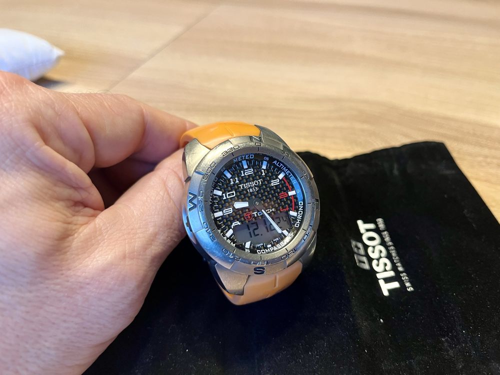 Zegarek Męski Tissot T-touch Expert Titanium ( t touch, ttouch )