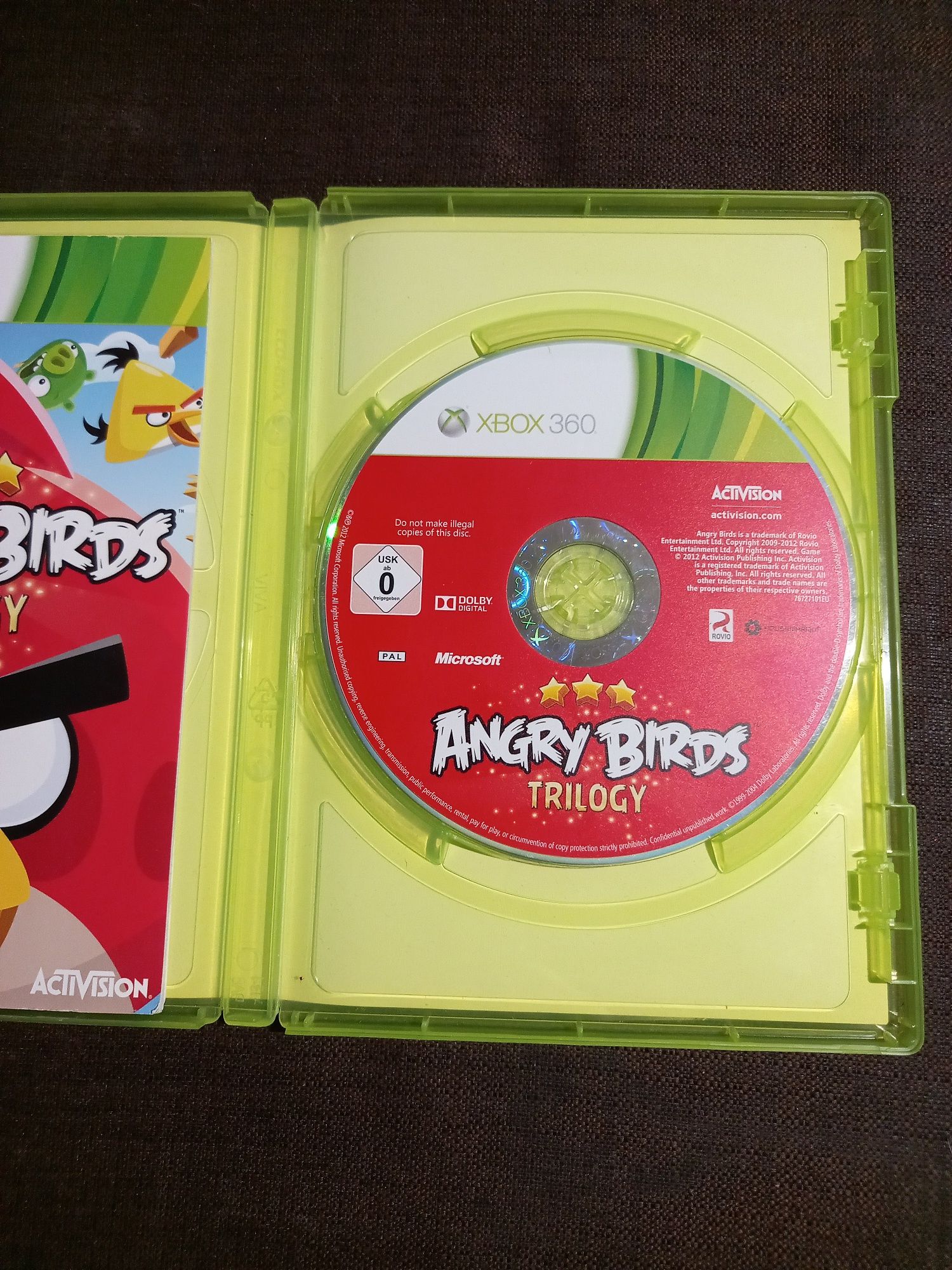 Gra Angry Birds Trilogy na xbox 360 w tym kinect