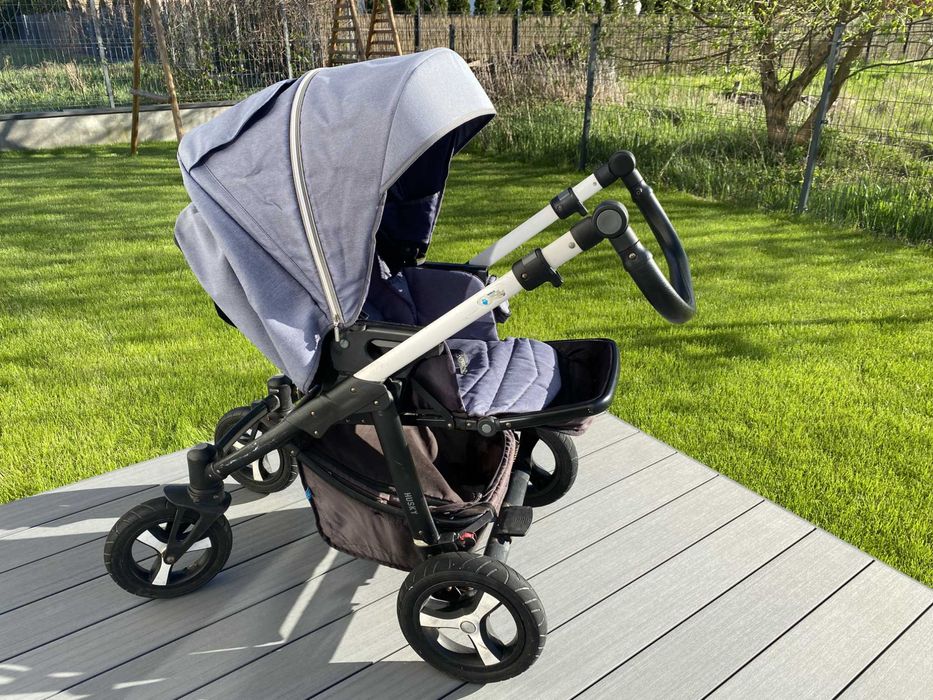 Wózek BABY DESIGN HUSKY 2w1 dodatki + ew. fotelik z adapt (za dopłatą)