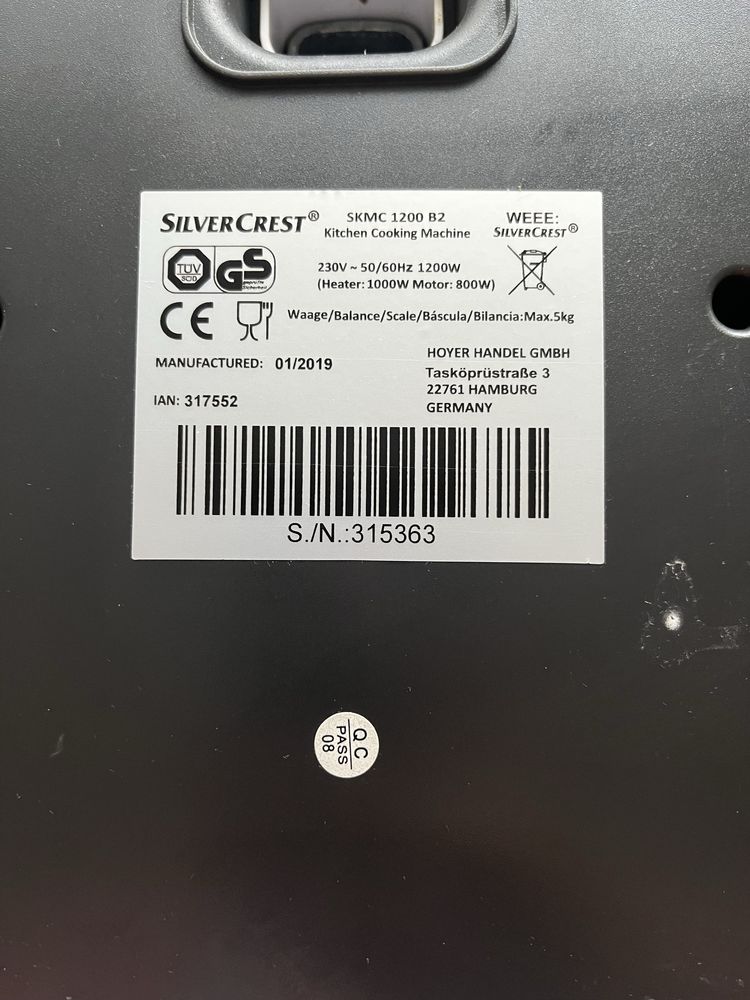 Lidlomix silvercrest monsieur cuisine connect