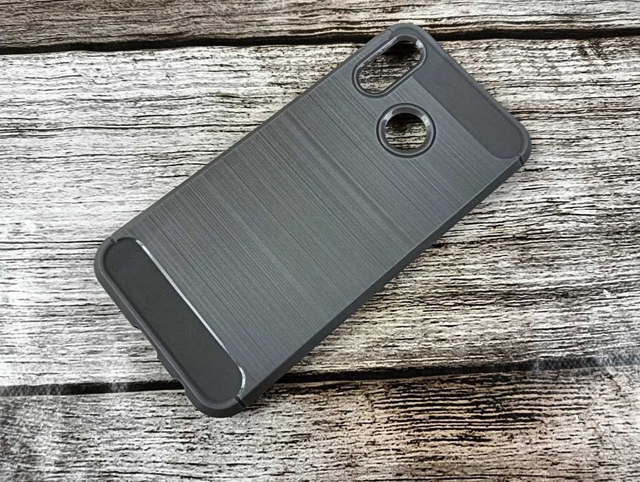 Etui Carbon do Huawei P20 Lite + Szkło Hartowane na ekran