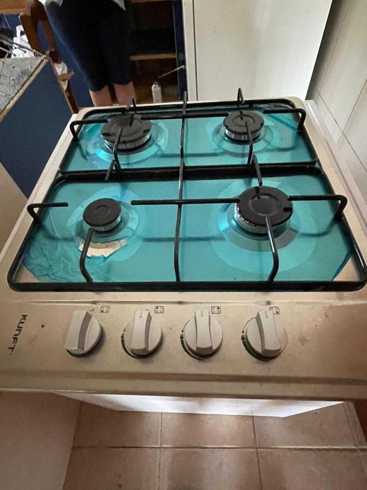 Placa de fogao com bicos