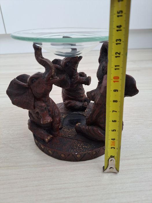 Аромалампа зі слонами, підсвічник, статуетка, слони, декор,антикваріат