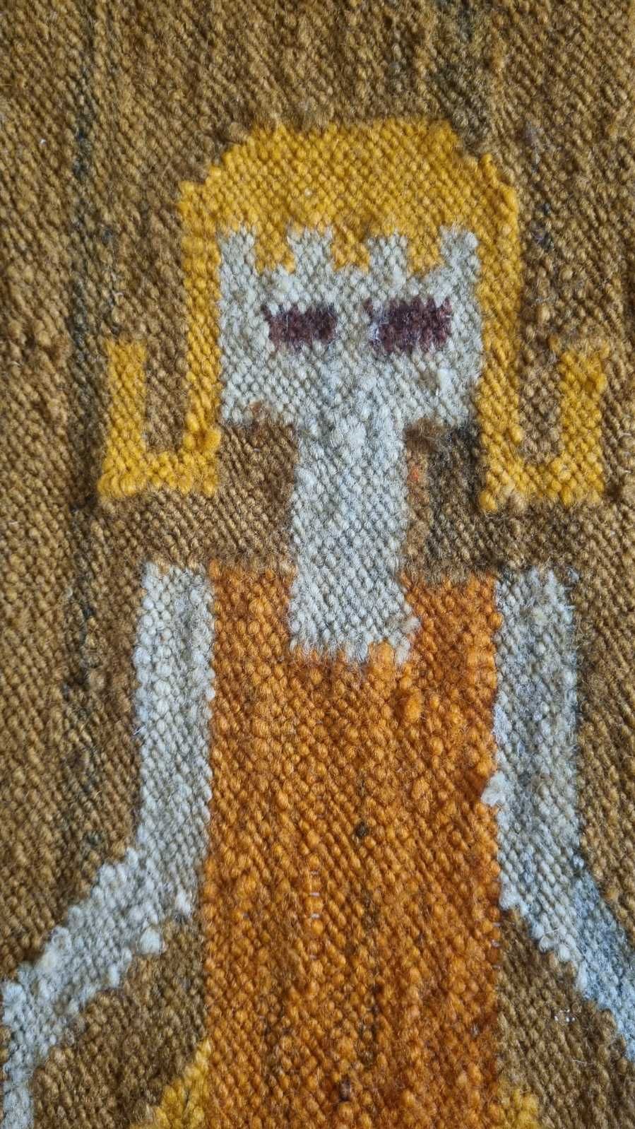 Kilim wełniany Design PRL lata 60 Cepelia