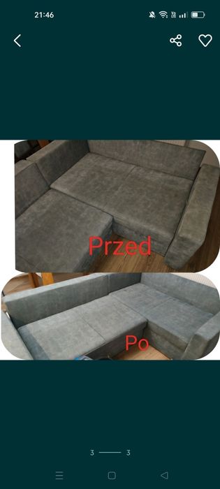 Pranie czyszczenie tapicerek meblowych samochodowych