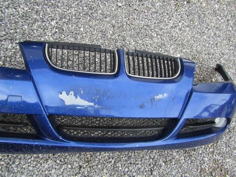 BMW 3 E90 maska zderzak przód przedni błotnik pas komplet