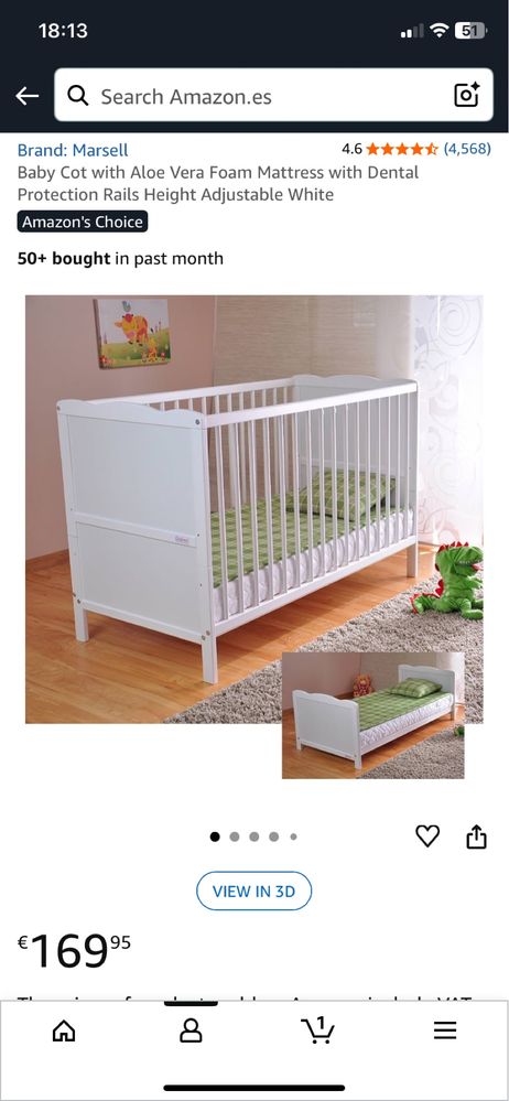 Cama do bebe novo so 2 meses de uso