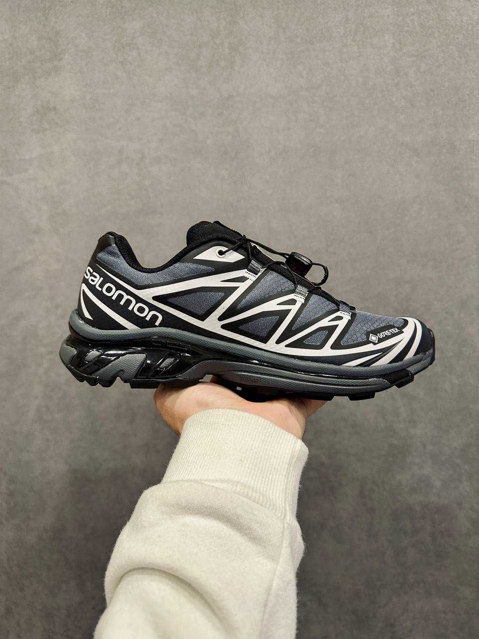 Кроссовки Salomon XT-6 Gore-Tex Black Grey гортекс