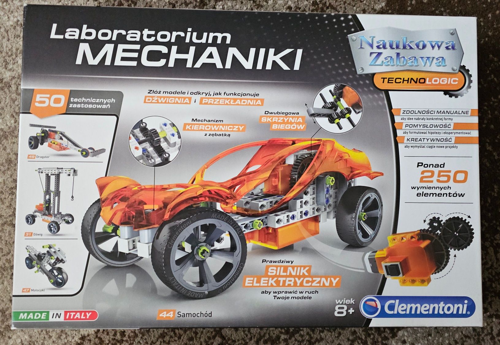 Dwa zestawy Clementoni - RoboMaker i Laboratorium mechaniki