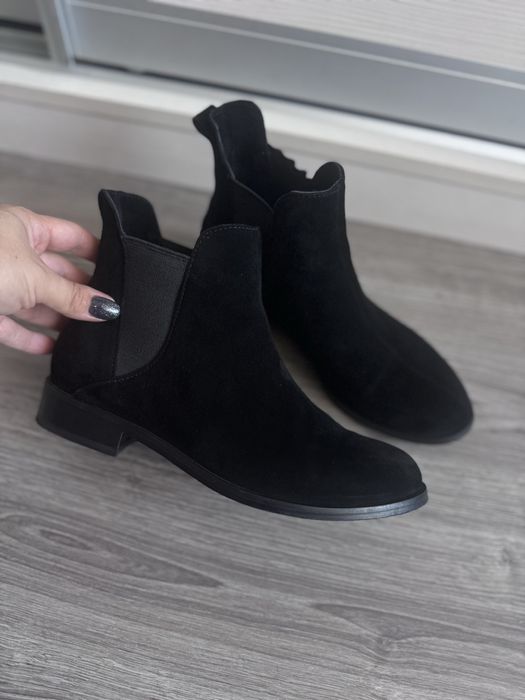 Черевики з натуральної замші 37розмір