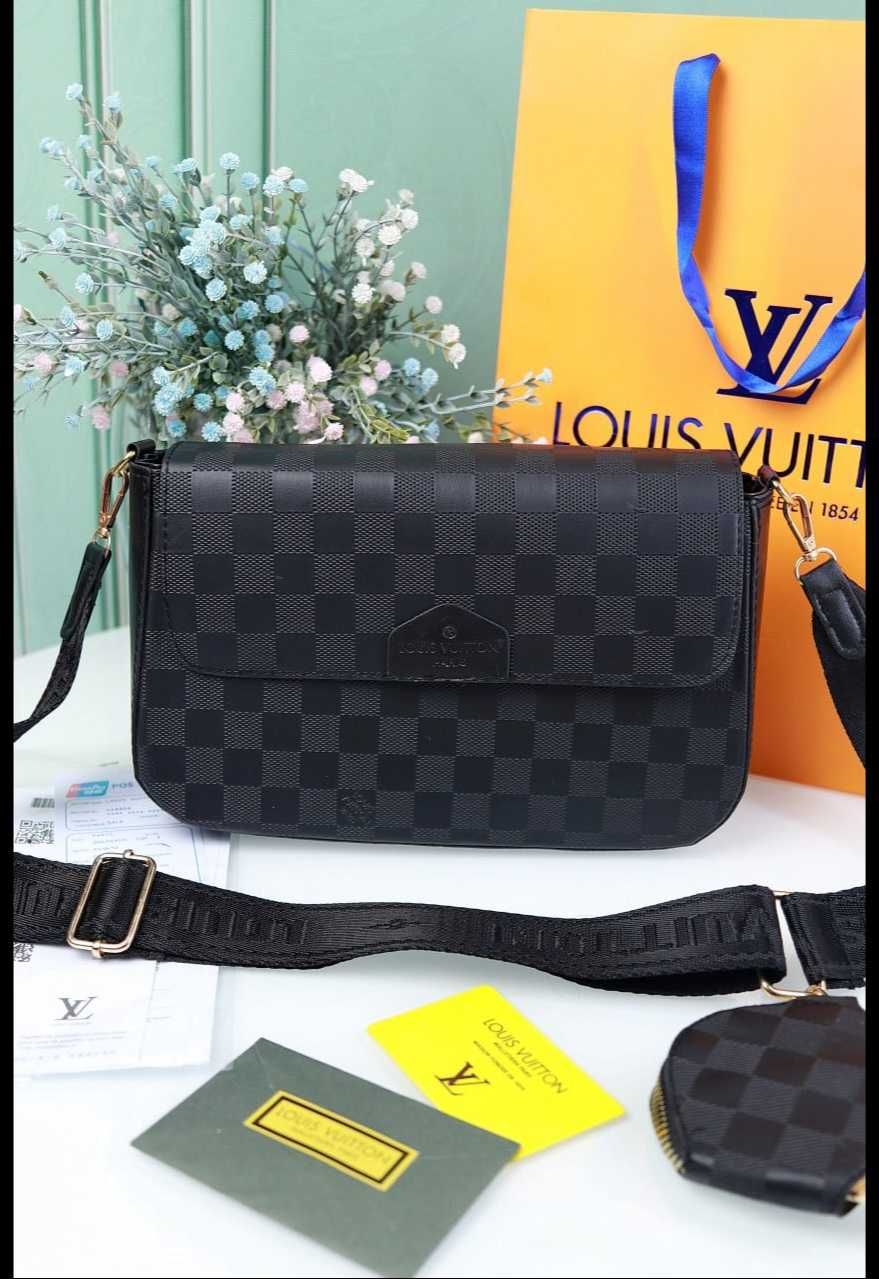 НОВИНКА - Сумка кросс боді Louis Vuitton 2 в 1  в 4 кольорах