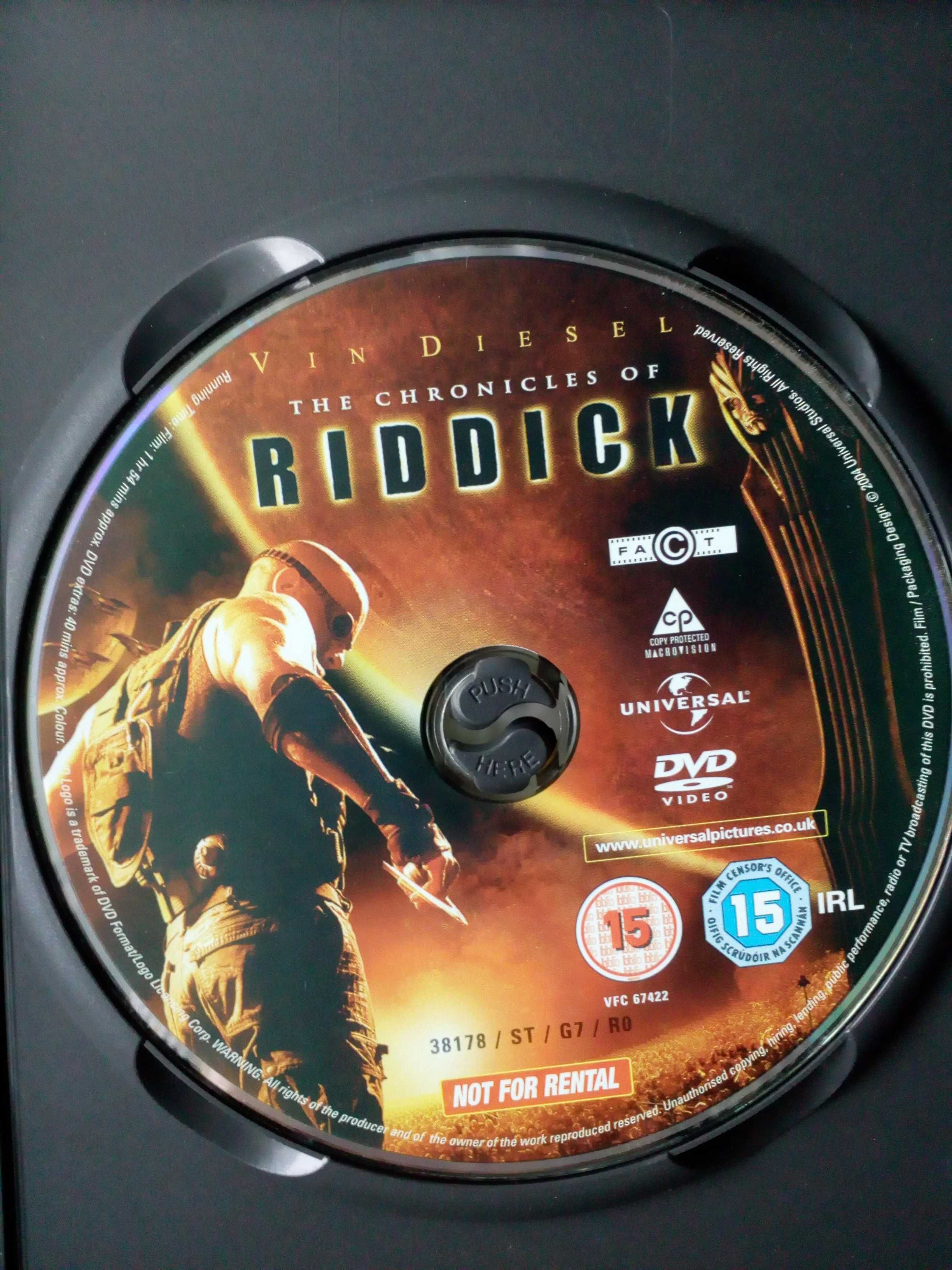 Kroniki Riddicka film dvd wersja angielska