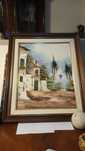 Quadro grande pintado a óleo