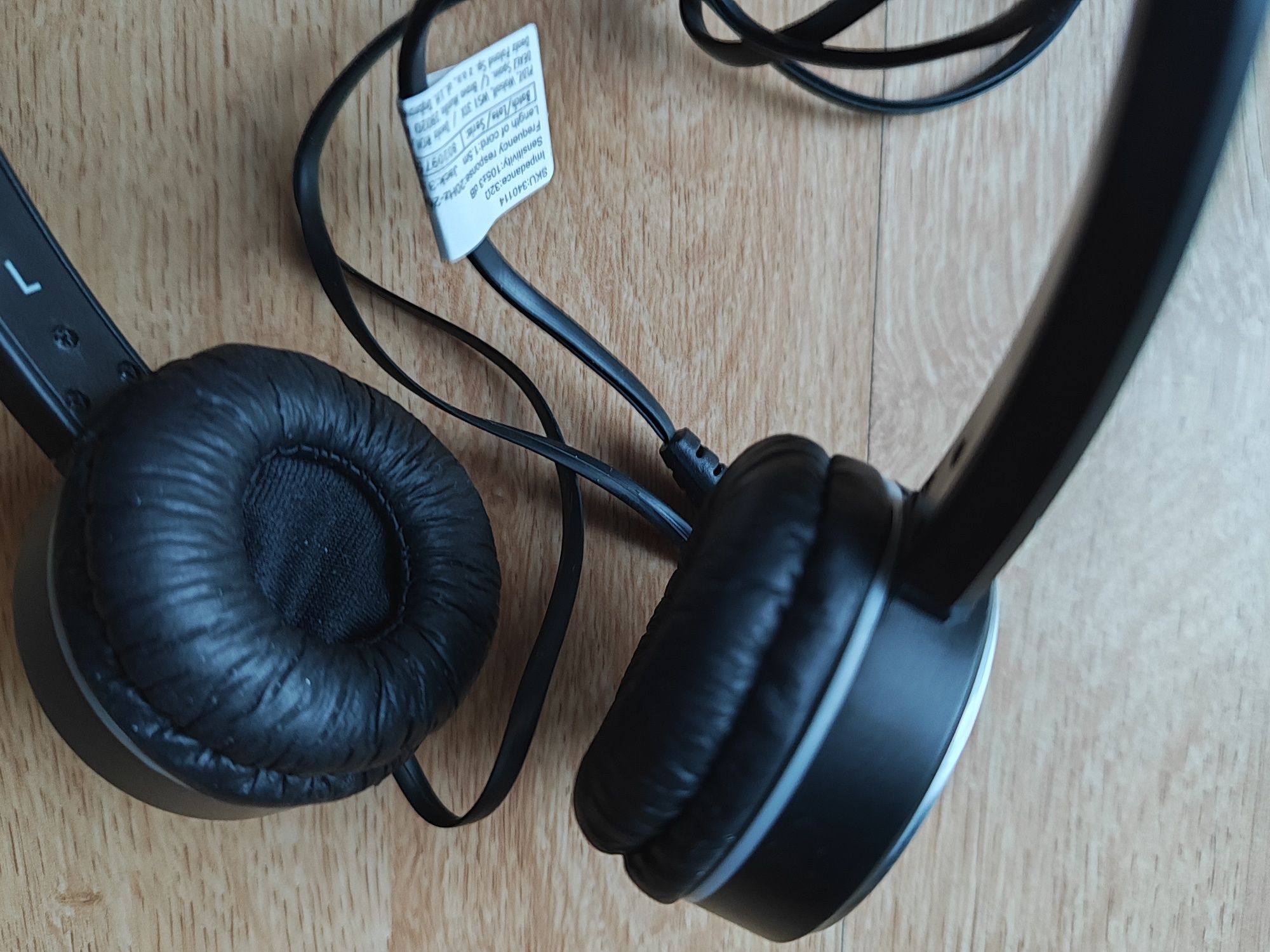 Mini Słuchawki nauszne czarne VIDO sound