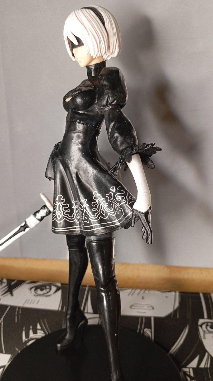 Большая аниме фигурка 1/6 29см 2Б коллекционная Anime figure колекційн