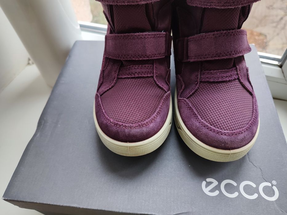 Дитячі зимові теплі черевики Ecco для дівчинки 34