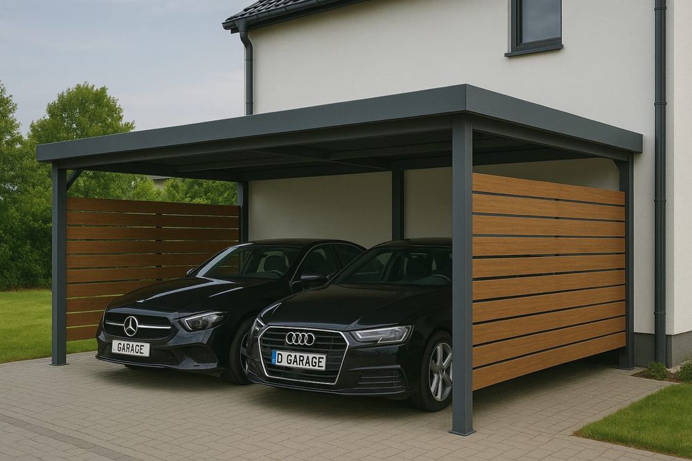 CARPORT wiata garażowa altana 2,5x5 3x5 3x6 5x6 5x7 stalowa panelowa