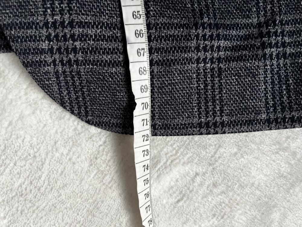 Zara garnitur w kratkę szary czarny obłędny modny jesień M 48 38