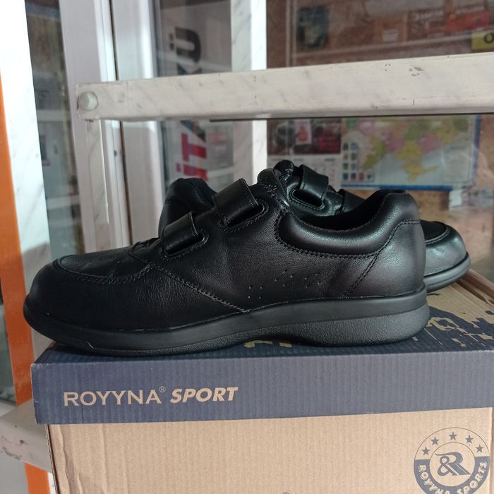 (40-26.5см) Мужские кожаные мокасины на липучке Propet