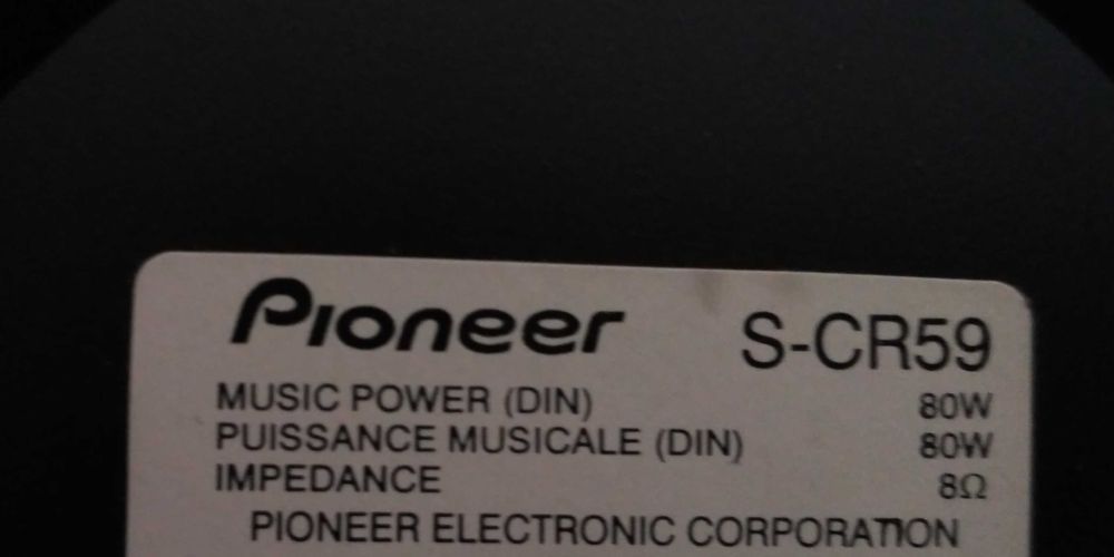 Colunas Pioneer Central e Sorround