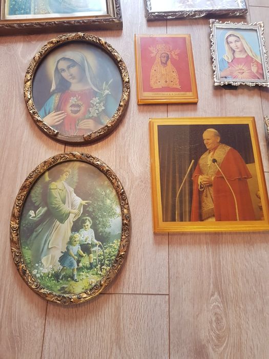 Stare obrazy matki boskiej. Licheńskiej. J. P drugiego