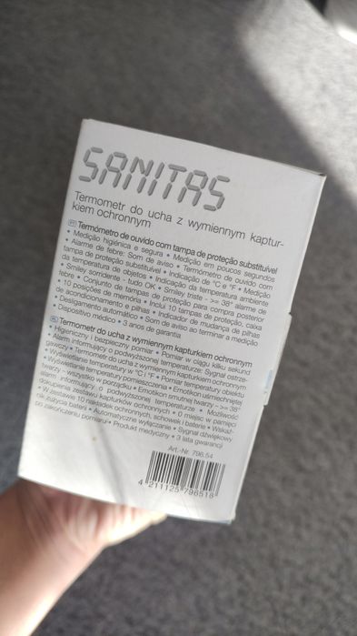 Termometr Sanitas SFT 53 do ucha