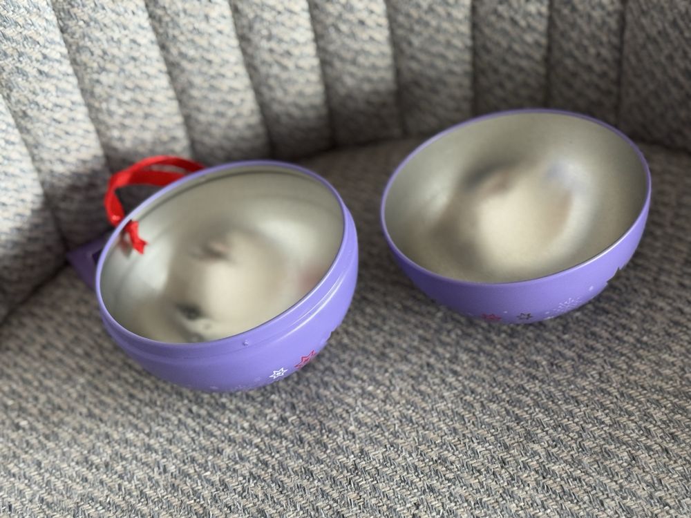 Metalowa bombka Milka