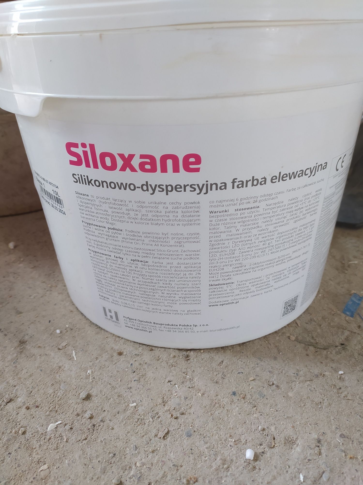 Farba elewacyjna silikonowa